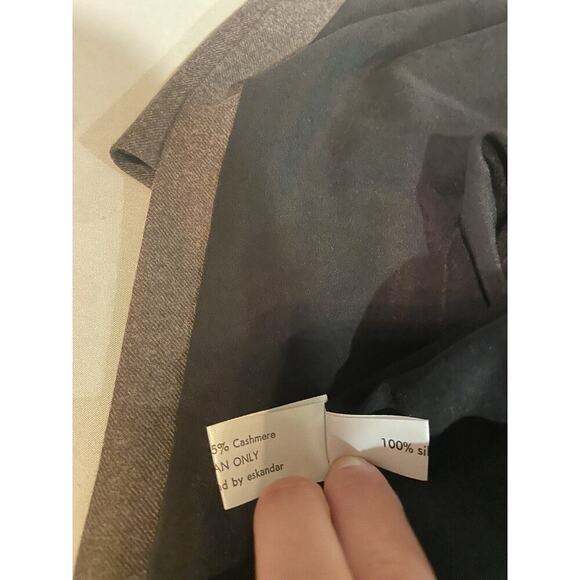 Eskandar Wool Cashmere Coat Oversized Jacket Button Front Boxy Pockets NEW $3895 - Picture 6 of 7